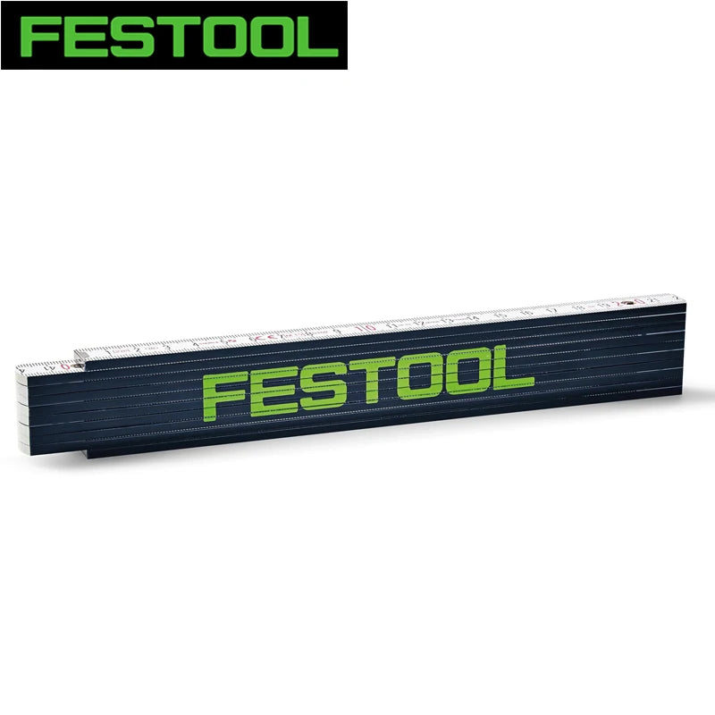 2-Metre Wooden Folding Ruler, 10 Sections