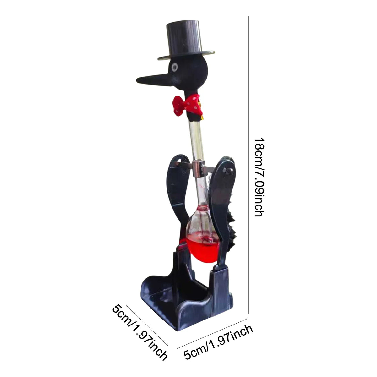 Στολίδι γραφείου Bobbing Glass Drinking Bird