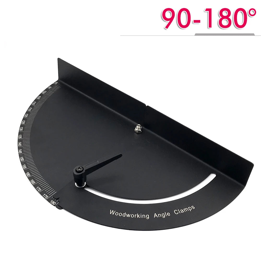 Adjustable Woodworking Angle Guide, 45°, 90° or 180° Options