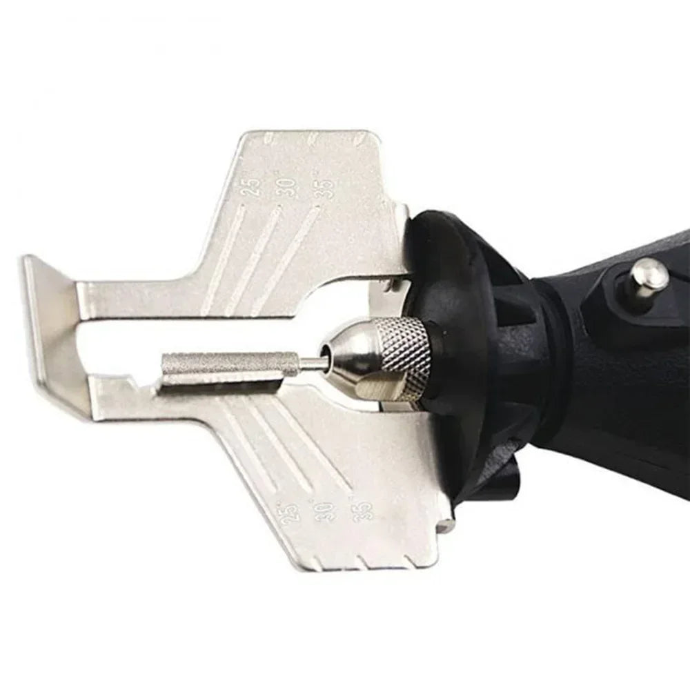 STONEGO Chainsaw Sharpening Attachment - Electric Grinder Attachment for Saw Chains, Polishing and Drill Rotary Accessories