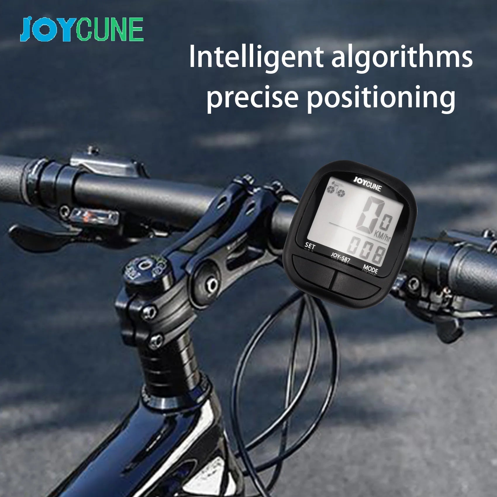 Bike Computer Bicycle Waterproof Wired Speedometer and Odometer Stopwatch Cycle Bike Computer with LED Display for Cycle Match