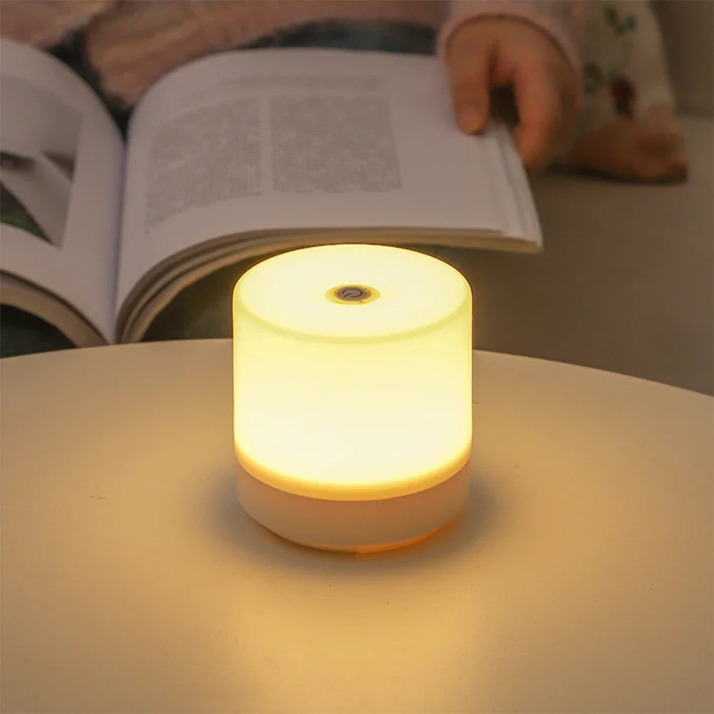 Touch-control plug-in LED night light