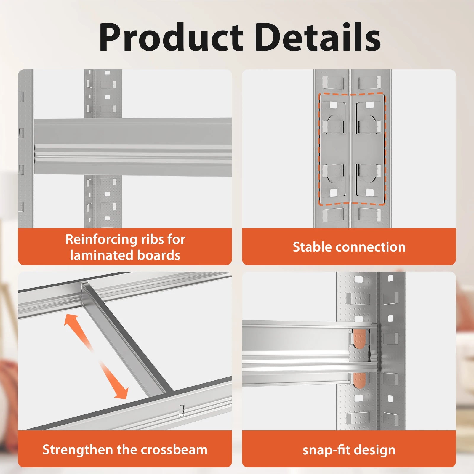 DayPlus 5‑Tier Boltless Garage Shelving Unit