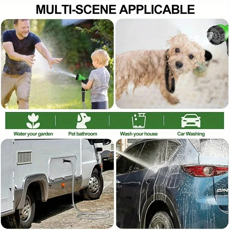 Eight-Pattern Garden Hose Spray Nozzle