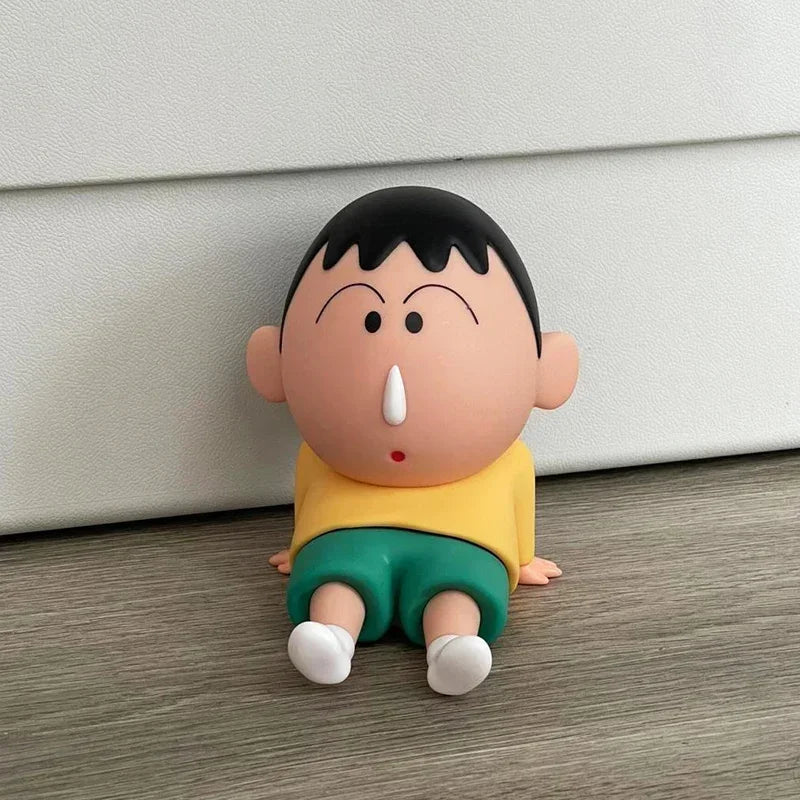 Kawaii Crayon Shin-Chan Boochan Phone Holder Desktop Anime Ornaments Watching Tv Cartoon Phone Support Cute Doll Girls Gifts
