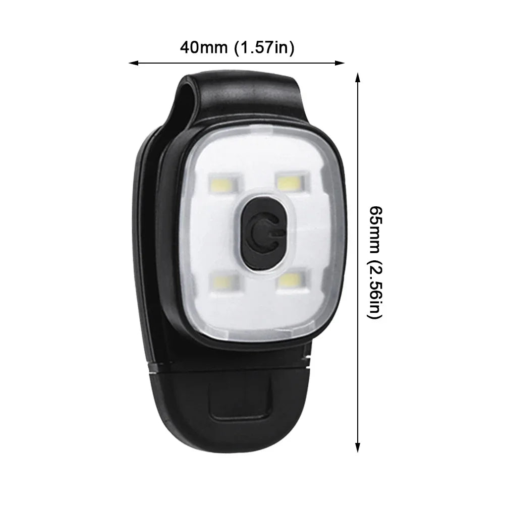 USB Rechargeable Clip-On LED Light