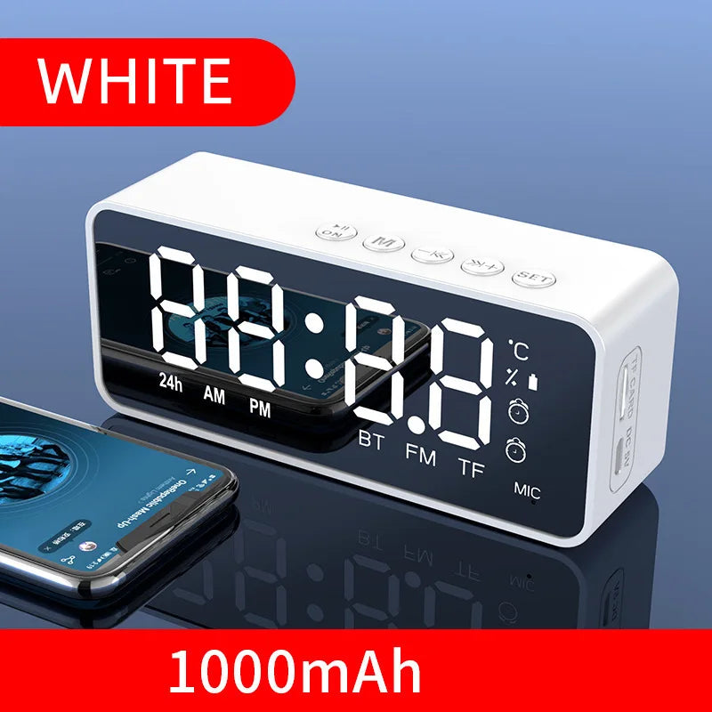 Wireless Speaker Alarm Clock, Style Options