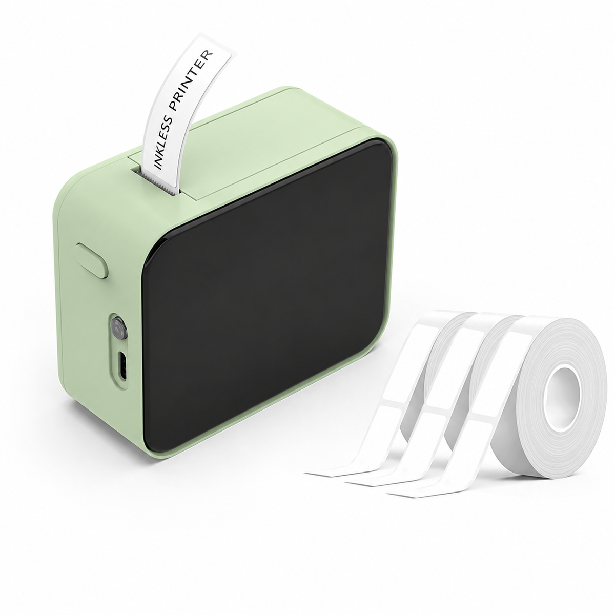 P15 Bluetooth Thermal Label Printer, White or Green Bundles