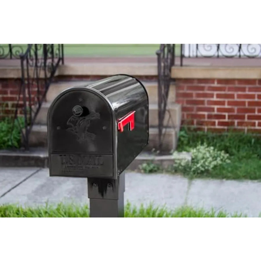 Large Capacity Double Door Mailbox – Secure Iron Outdoor Mailbox