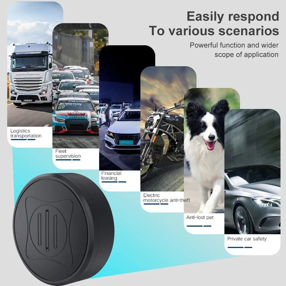 WiFi nélküli 2G Mini GPS Nyomkövető készülék erős mágneses tapadással anti-lopás helymeghatározó valós idejű pozíciókövető házi-állat-gyermek-idős és járművek számára