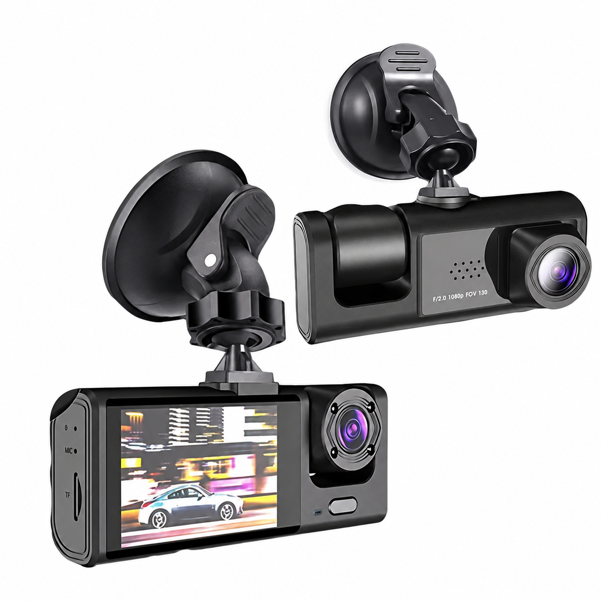 Y30A/Y30B Dash Camera with Cabin View and 2-Inch Screen