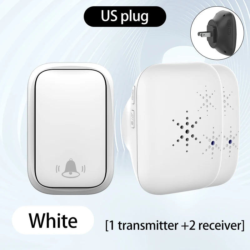 Self-Powered Wireless Doorbell with Chime Options