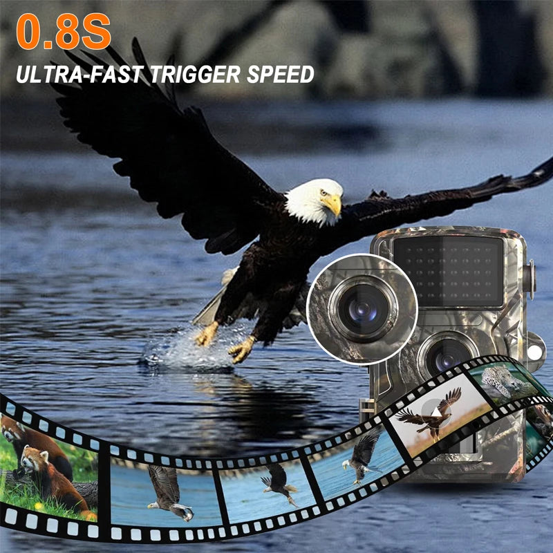 16MP 1080P Infrared Trail Camera for Wildlife Monitoring
