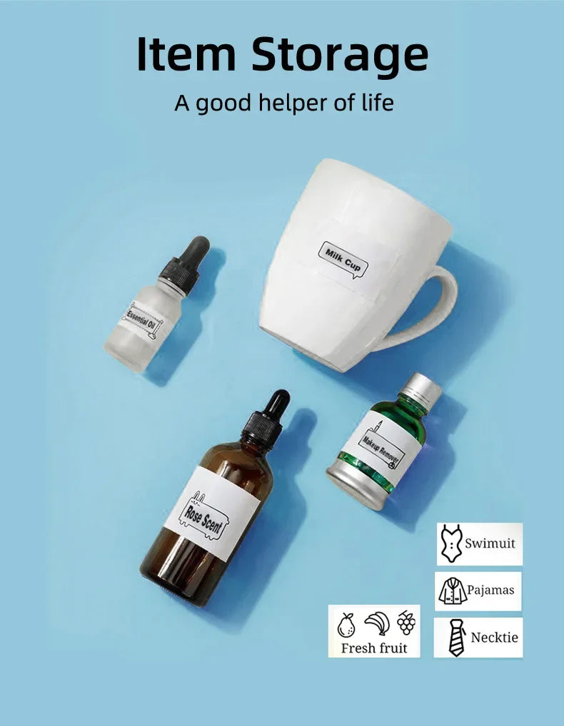 Taşınabilir Mini Yazıcı Kablosuz Bluetooth Fotoğraf ve Etiket Yapıcı