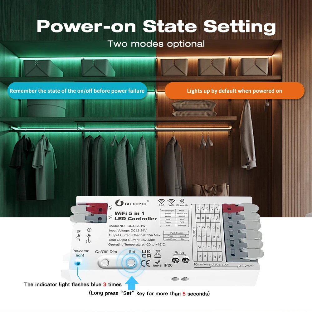 GL-C-201W Smart LED Strip Controller