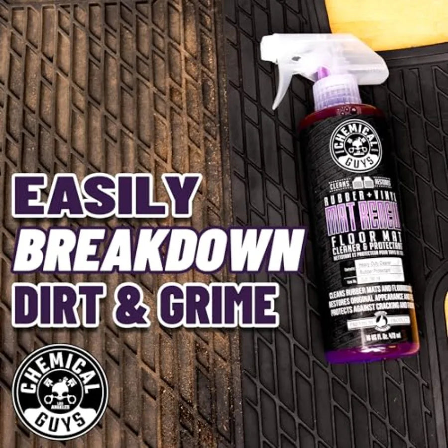 Heavy Duty Door Mat Cleaning Kit with Renew Rubber + Vinyl Cleaner