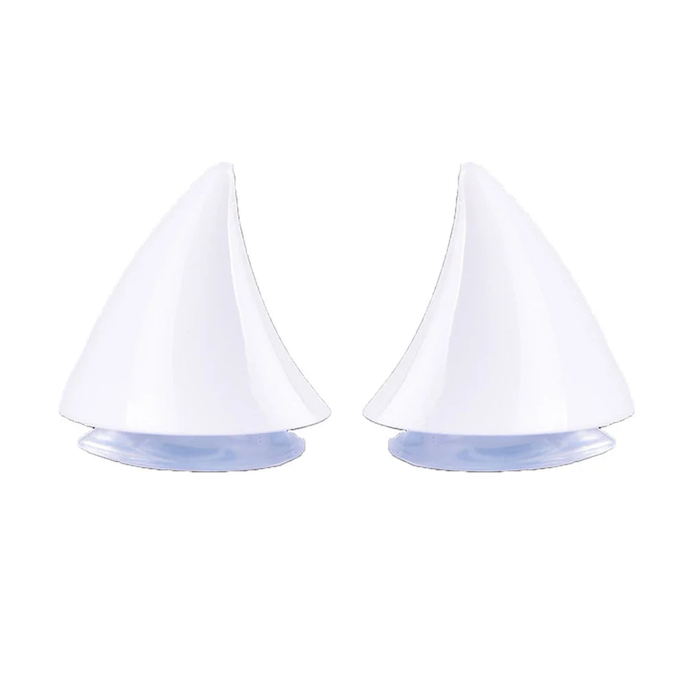 2PCS Motorcycle Helmet Cute Corner Rubber Horn Decoration Motocross Full Face Off Road Helmet Decoration Moto Car Accessories