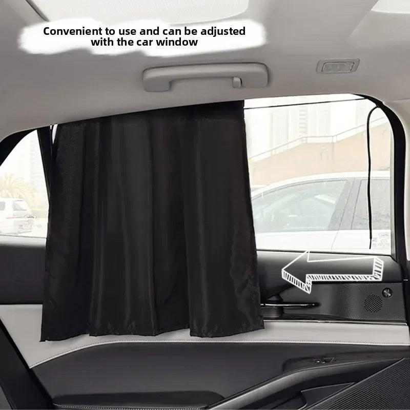 Cartoon Car Window Sunshade with Suction Cups for Kids