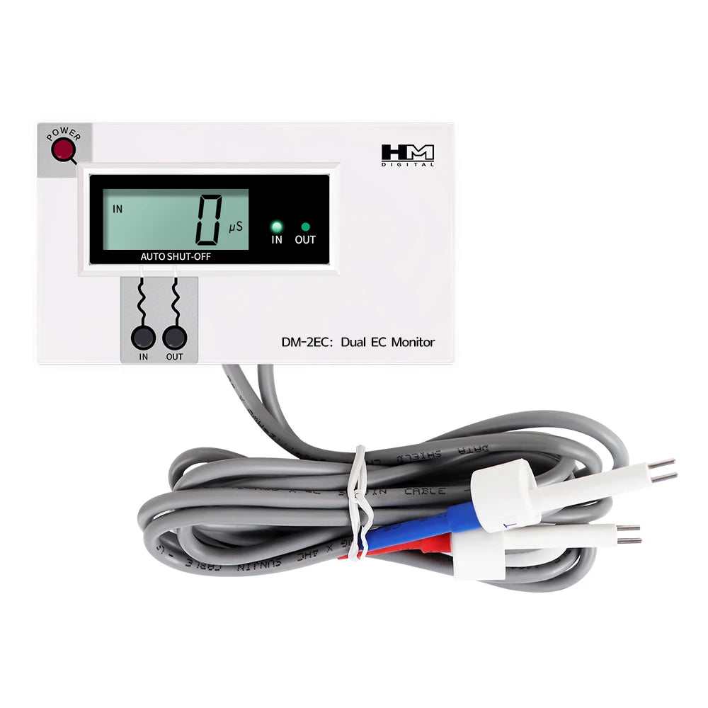 Dual-Probe Inline TDS or EC Water Meter