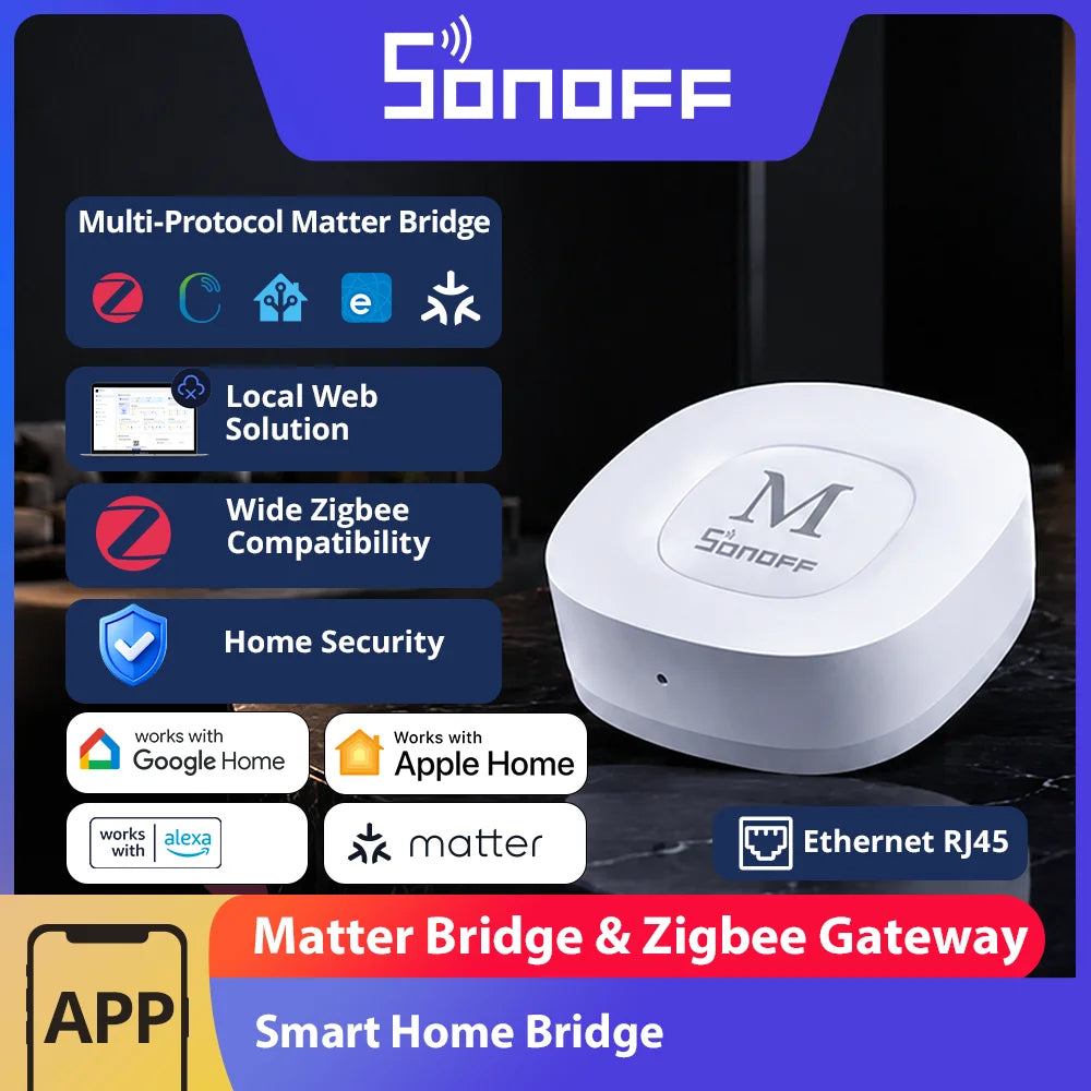 Puente Zigbee y Matter para hogar inteligente Gateway