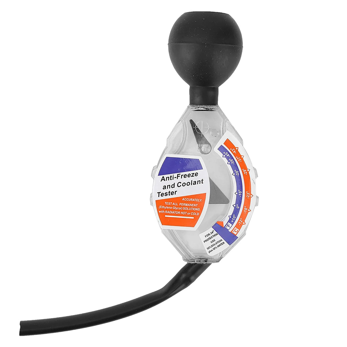 Dial Type Coolant Tester Durable Car Radiator Coolant Tester Antifreeze Coolant Tester Tool Cooling System Auto Replacement Part
