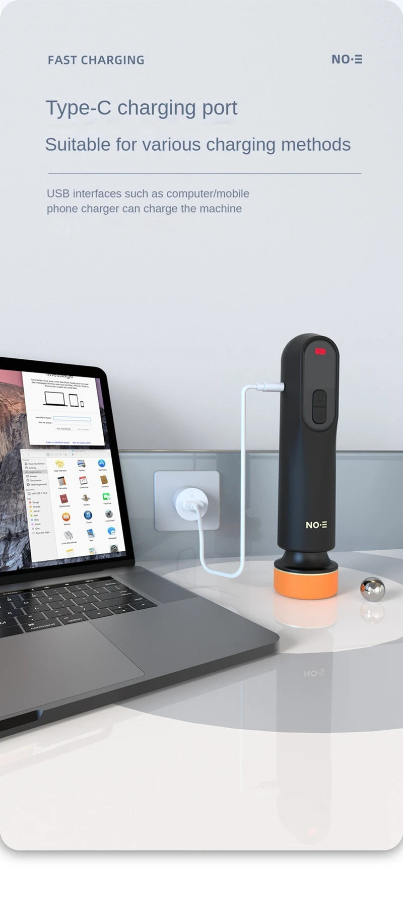 LEIBOO Car Waxing Polishing Sanding Machine 12000RPM Wireless Car Paint Scratch Repair Windscreen Glass Oil Film Remove Machine