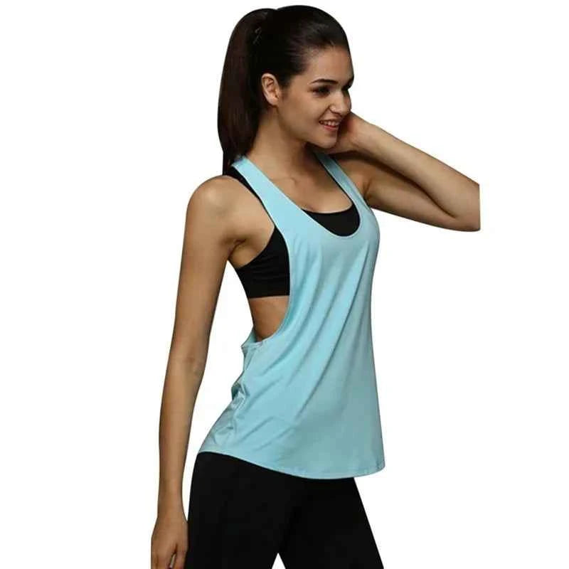 Women's Racerback Polyester Workout Tank
