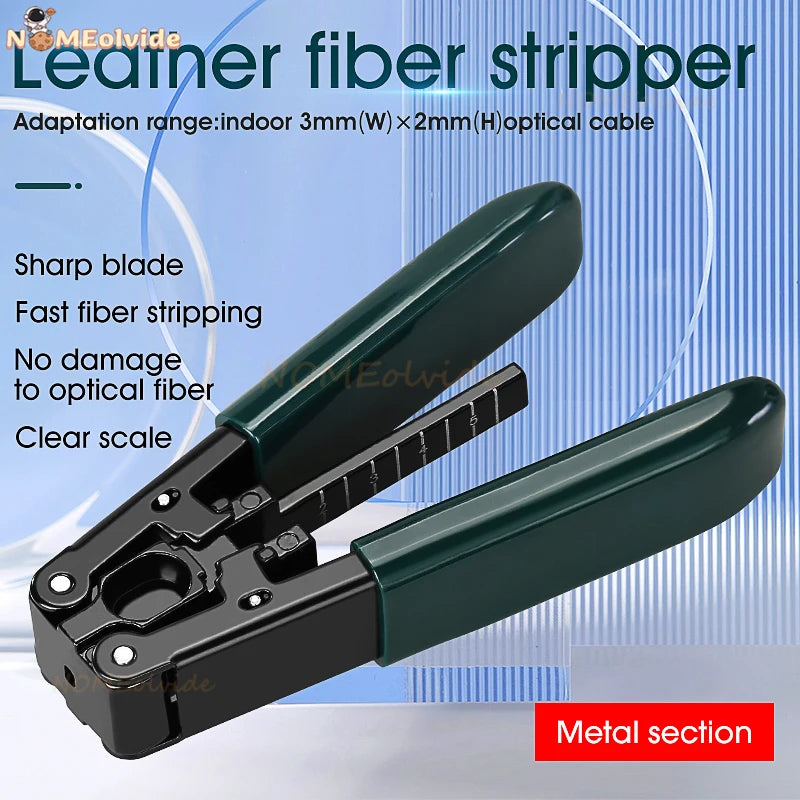 3-Tool Fiber Optic Stripper and Scissors Kit