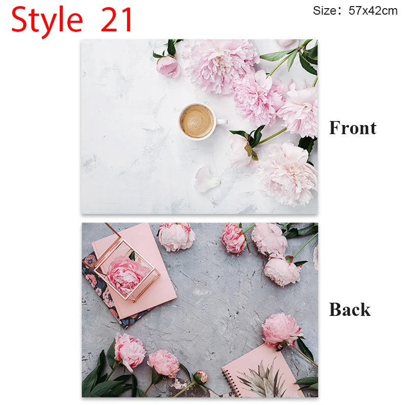 Double-Sided Photo Background Sheet, 57 × 42cm