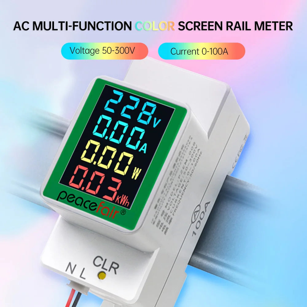 PZEM-008 DIN-Rail AC Energy and Power Meter