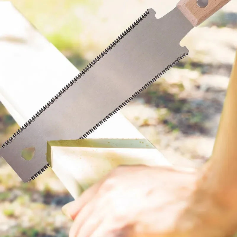 6-Inch Hand Saw, Double-Sided Flexible Blade for Flush Cutting, Woodworking Tools for Household Use