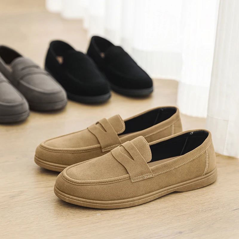 Men's Slip-On Loafers Lightweight Breathable Casual Walking Shoes