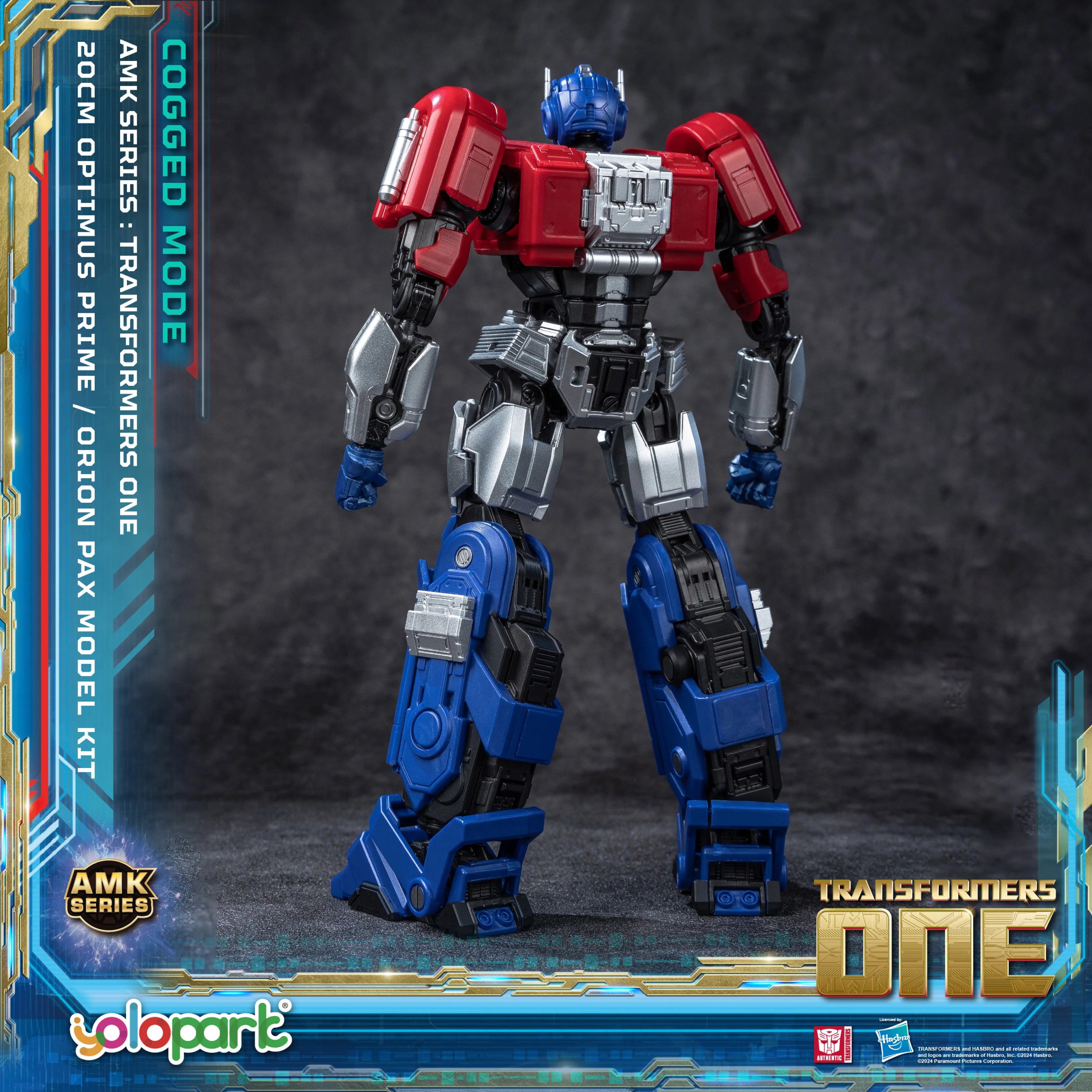 YOLOPARK Transformers Optimus Prime figurka v ozubeném režimu
