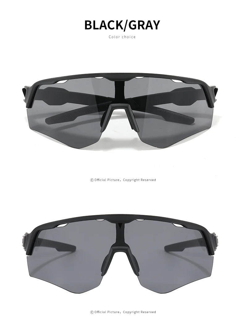 SEAMETAL Photochromic Sunglasses Anti-Glare Polarized Sun Glasses Anti-UV Eyeglasses Day/Night Driving Goggles Non-Slip Nose Pad
