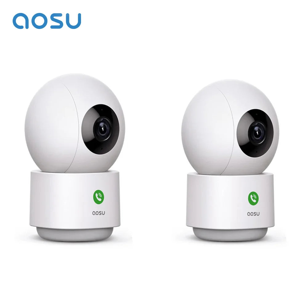 AOSU 3MP Indoor Baby Monitor Camera with 2-Way Audio