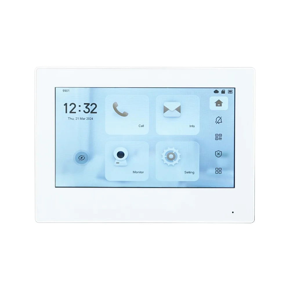 Indoor Video Intercom with 7‑Inch PoE Touch Monitor