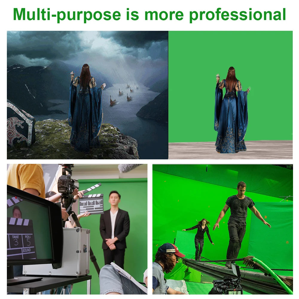 Solid-Colour Photography Backdrop, Size Options