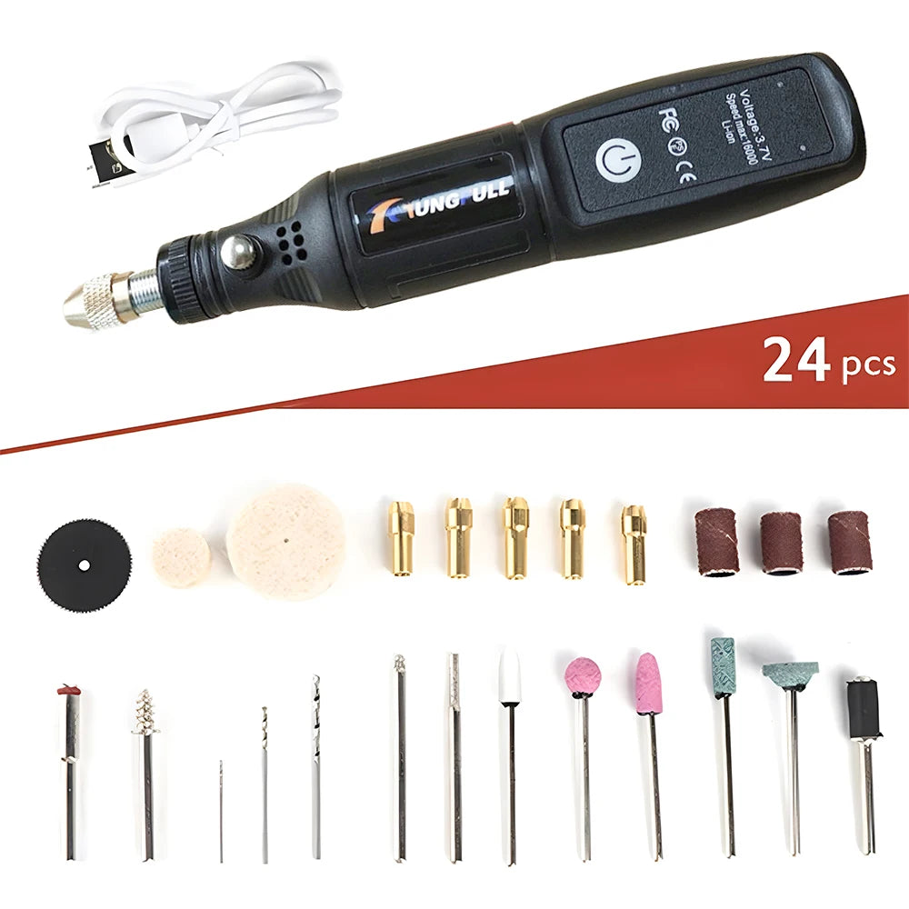 8065 Cordless Mini Rotary Tool with USB-C Charging