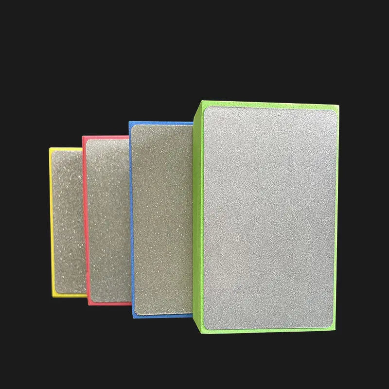 Discos de polimento manual de diamante 60/100/200/400# Bloco de abrasivo para azulejos vidro Polimento Areia Padrão Disco de polimento Abrasivo para pedra