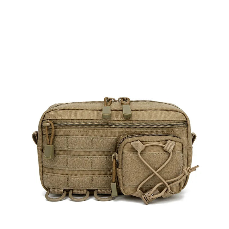 Horizontale nylon multiruimte organiser tas