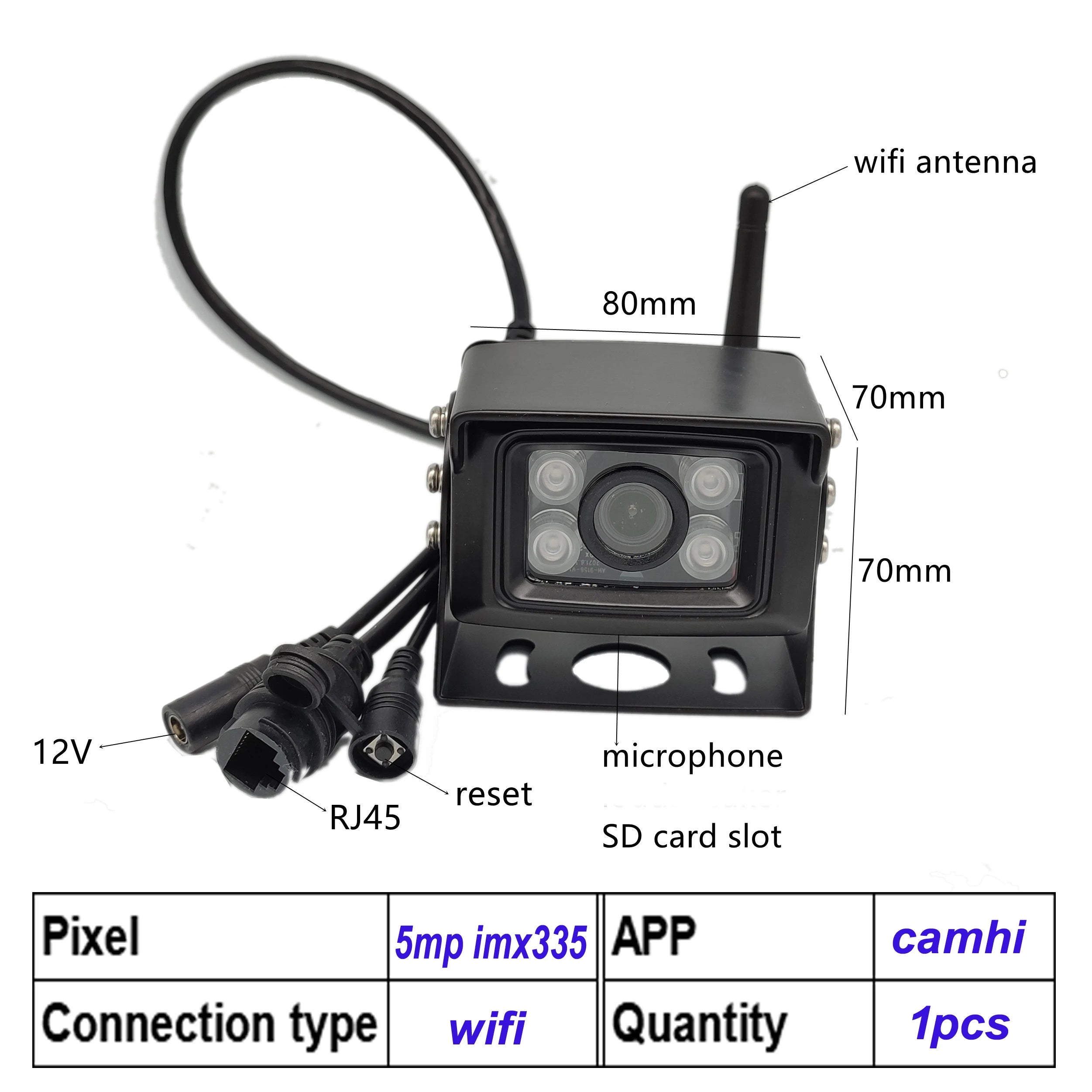 4G 4K 8MP Zewnętrzna Kamera Bezpieczeństwa IP WiFi