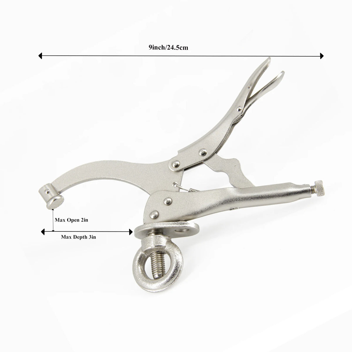 9-Inch Locking Drill Press Clamp