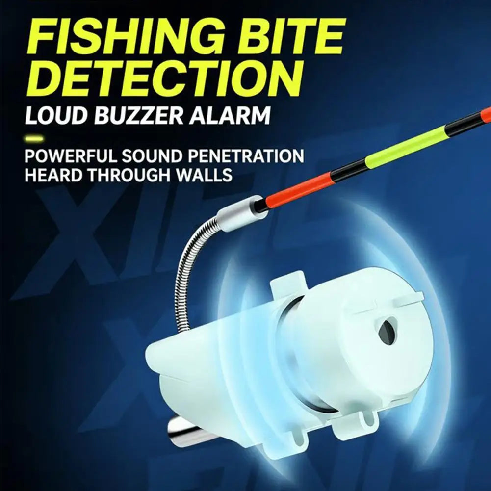 Alarme de picada de pesca com luz e besouro