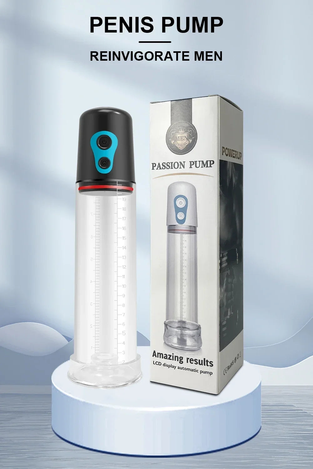 Elektrikli Penis Pompası Penis Büyütücü Vakum Pompası Erkekler için Seks Oyuncakları Penil Büyütücü Antrenör Yetişkin Erkek Mastürbatörü Penis Büyütme