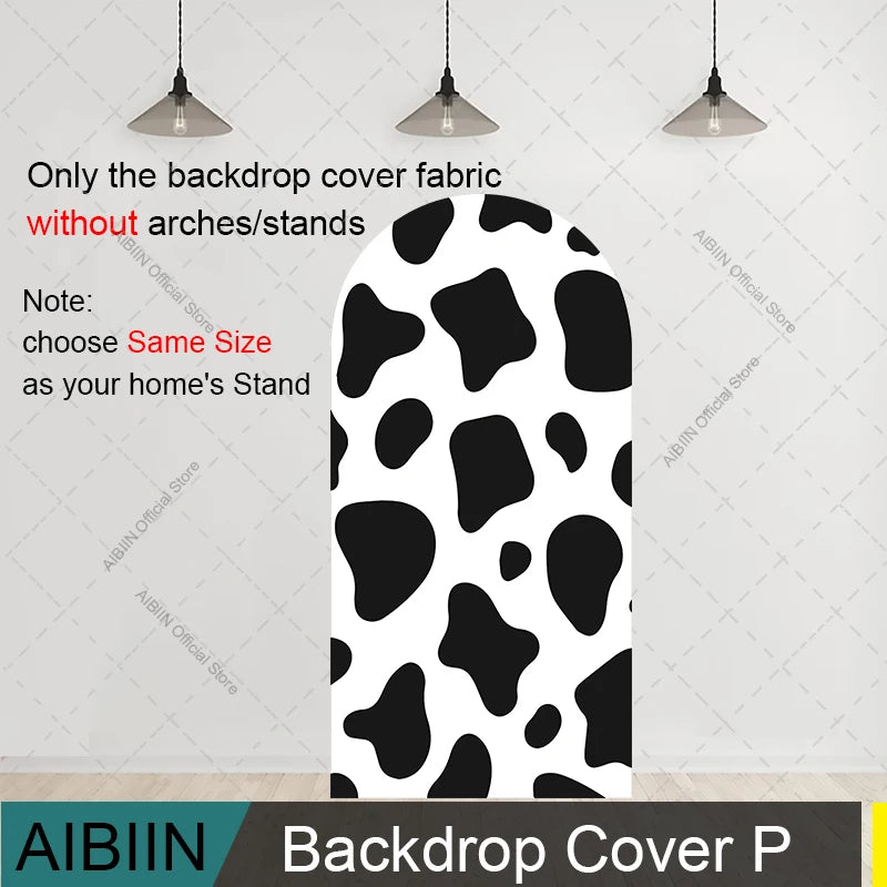 Farm-Themed Arch Backdrop Cover, Stand Excluded