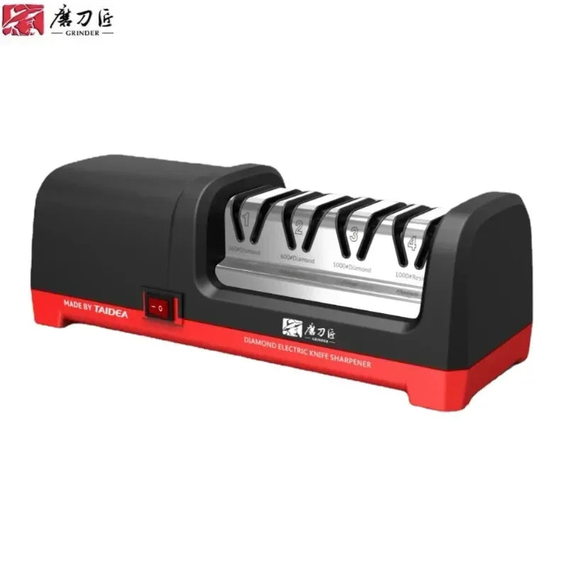 Diamond Electric Knife Sharpener with 4-Stage Precision System