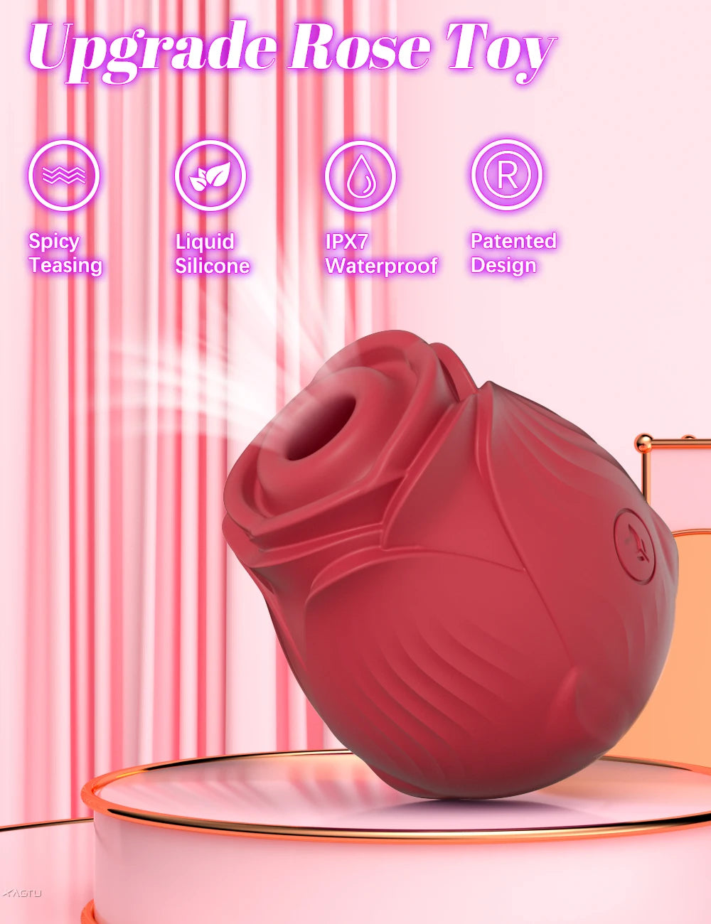 Powerful Sucking Vibrator for Women Vacuum Clitoris Stimulator Female Oral Nipple Clit Sucker Vibrating Adults Sex Rose-Toys