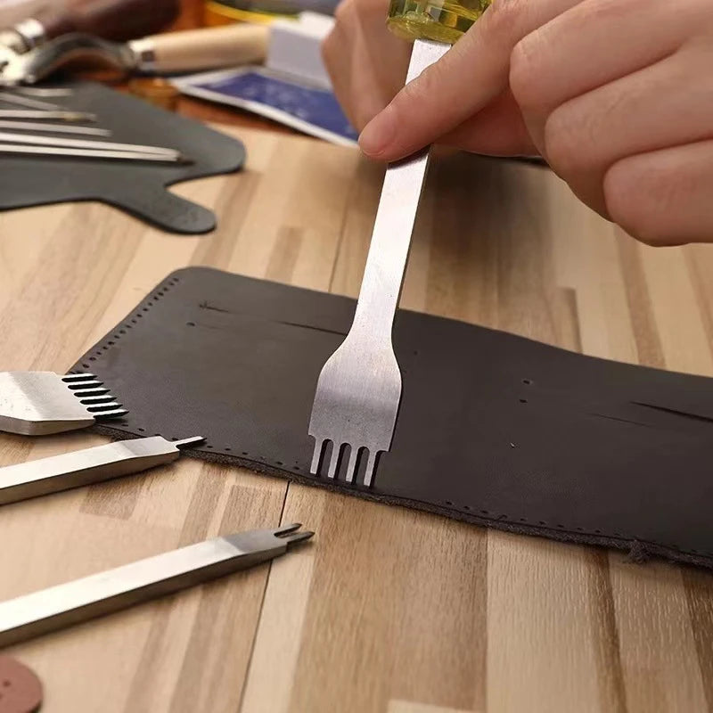 Leather Stitching Chisel Set — 1/2/4/6 Prongs