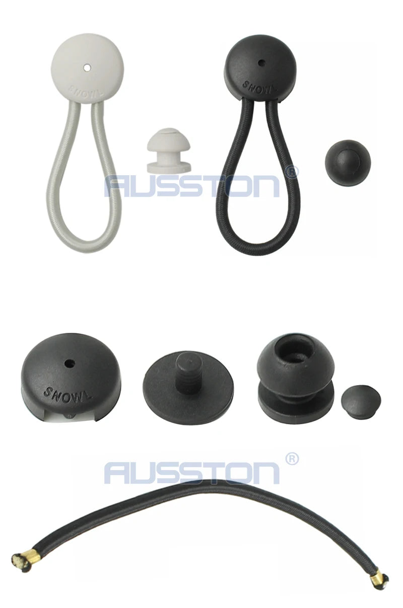 Bungee Loop With Knob Tie Down Kit for Boat RV and Trailer Covers
