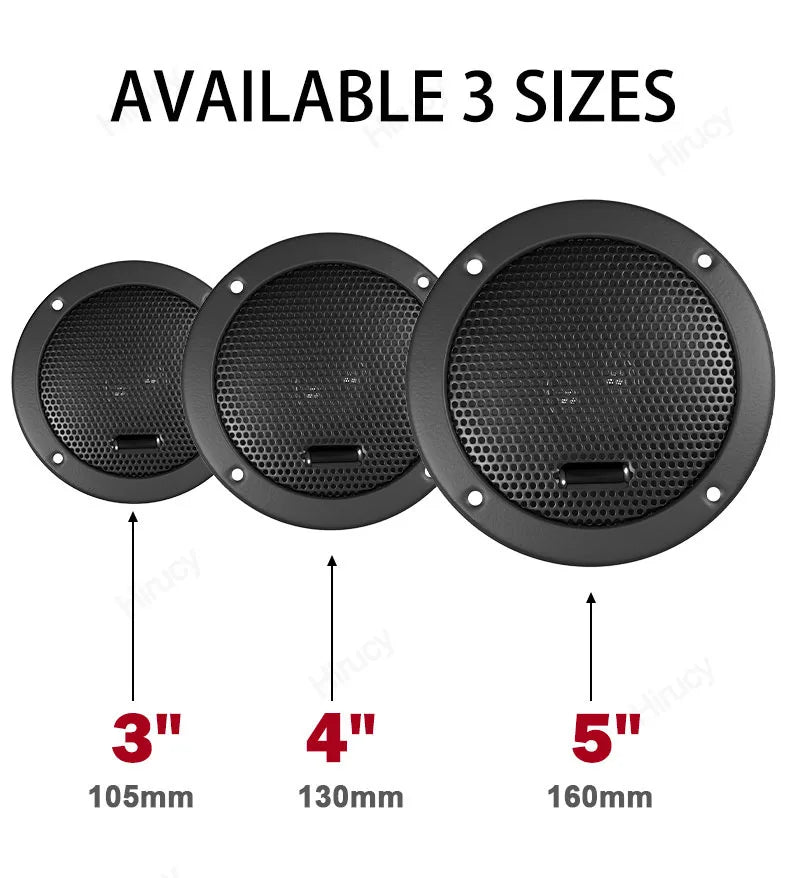 3 4 5 inch Car Speakers Max.100W/120W/150W Auto Door Audio Tweeter High Quality Full Range Frequency Loudspeaker